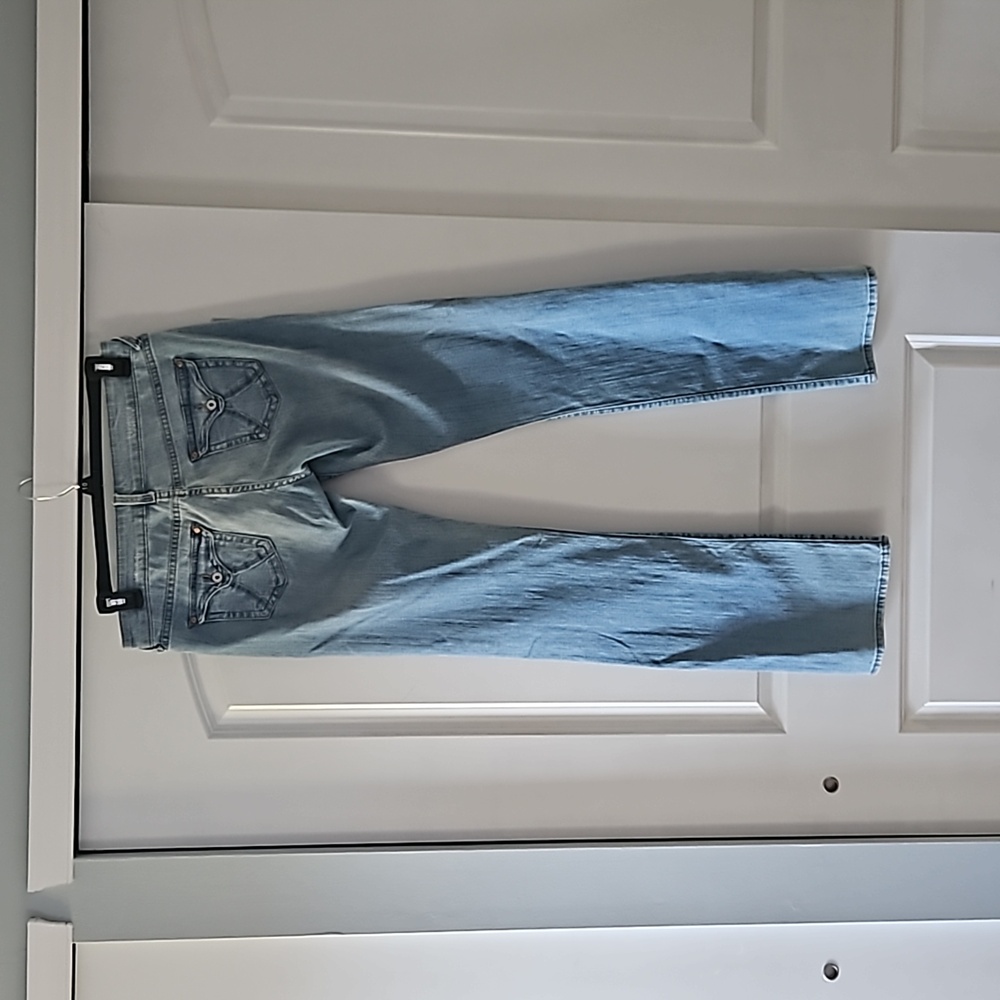 Boot cut, tall. 36" inseam.